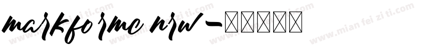 markformc nrw字体转换